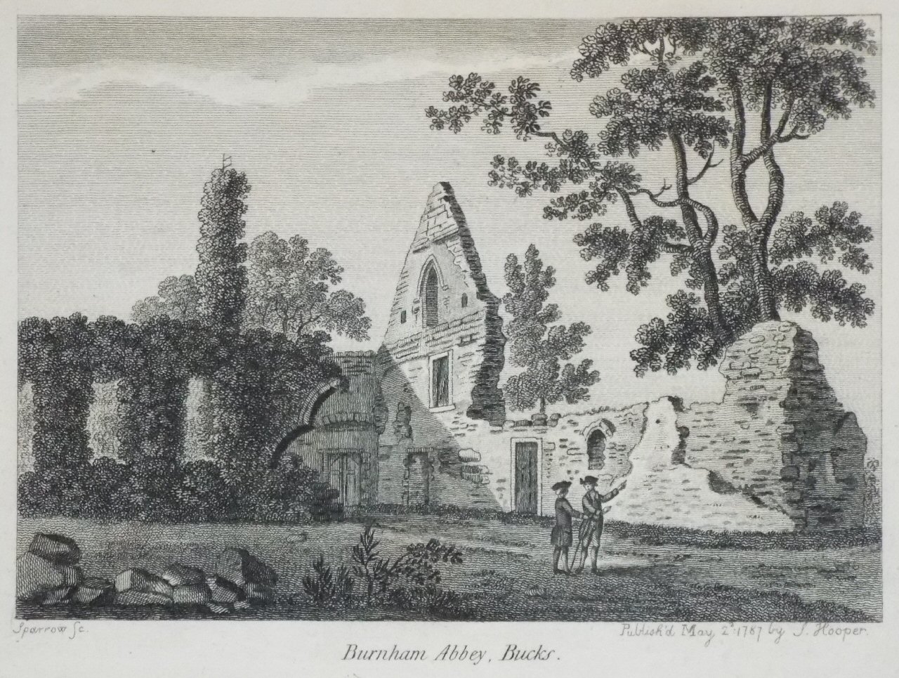 Print - Burnham Abbey, Bucks. - 